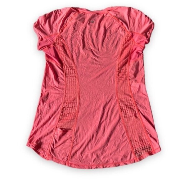 Lululemon Run: Sun Sprinter Short SleeveFlash Light size 10 - Picture 5 of 8